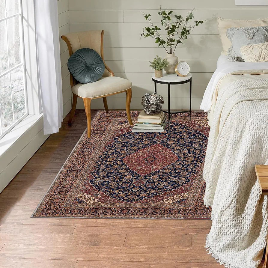 Ishro Home Premium Carpet For Hall, Bedroom, Living Room Pattern Herati
