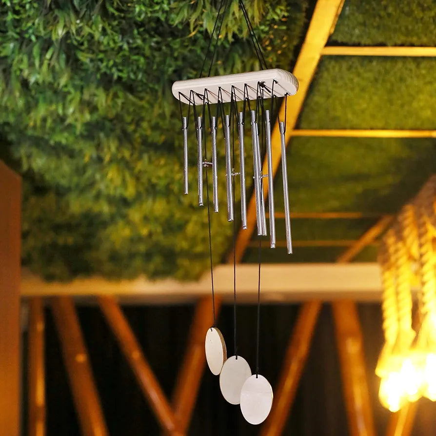 sculpmart Wind Chimes for Home Positive Energy - Hanging Bells 14-Pipe