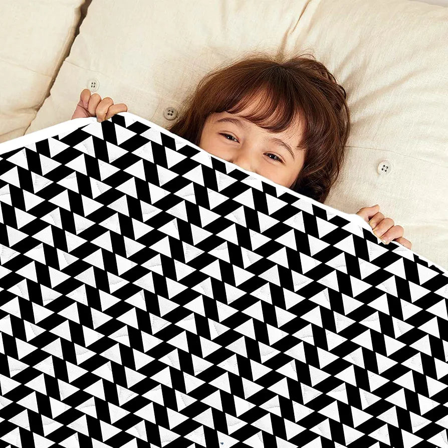 Divine Casa 120 GSM Microfiber Reversible Kids Single Bed Comforter Ultra-Soft Toddler Blanket Colour Dark Sapphire