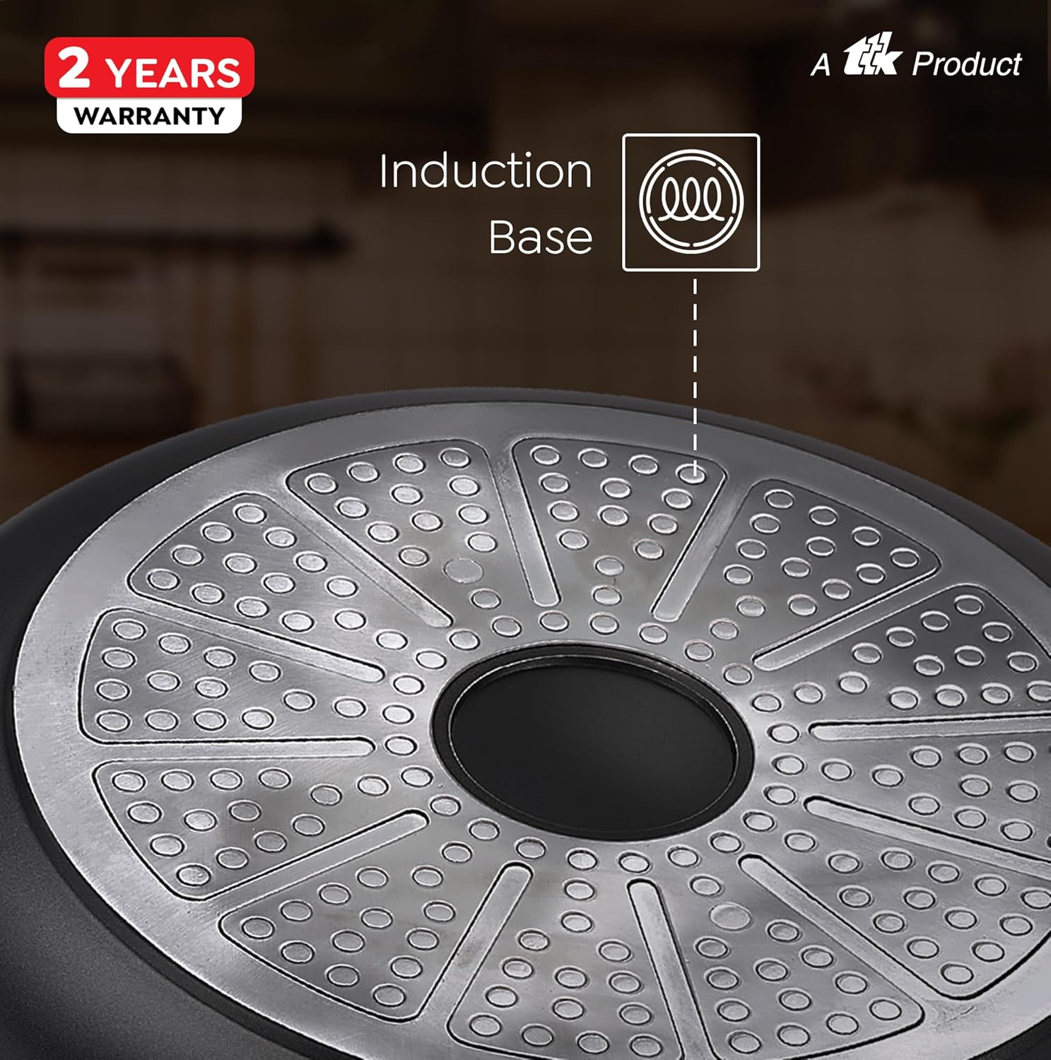 Prestige Aluminium Hard Anodised Fry Pan 20cm (Black)