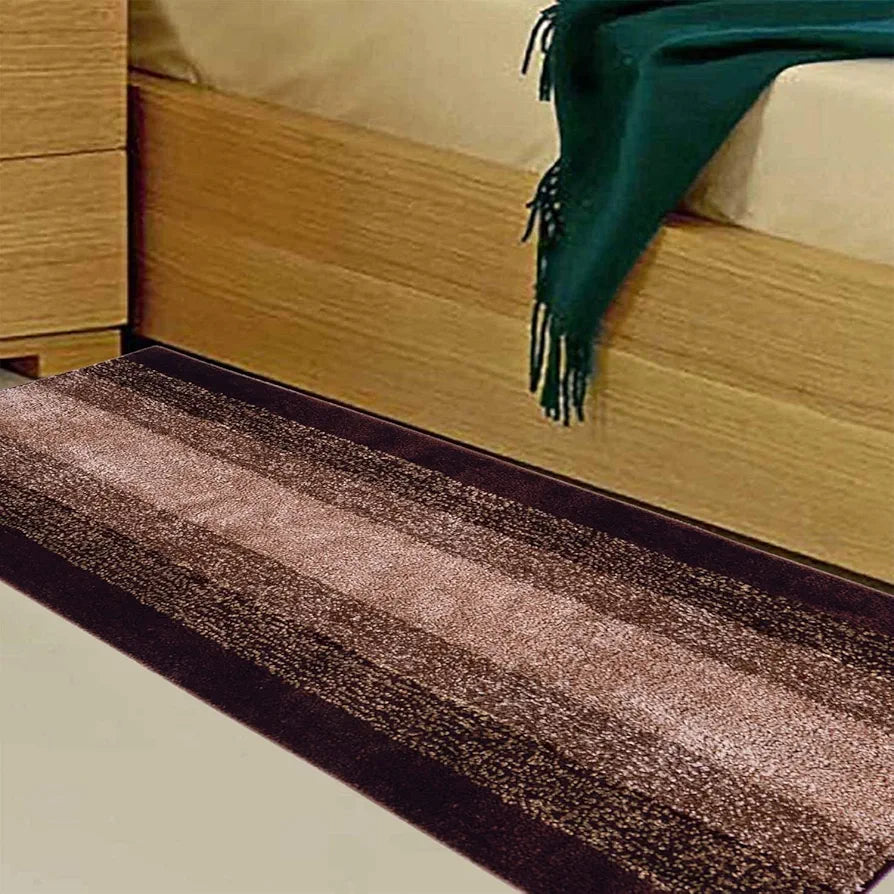 Kuber Industries Shaggy Carpet Polyester Bedside Runner Rectangular Soft Rug for Hall Offices Kitchens Bedroom