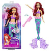 Mattel Disney Princess Toys Ariel Mermaid Doll with Color-Change Hair and Tail Color Splash