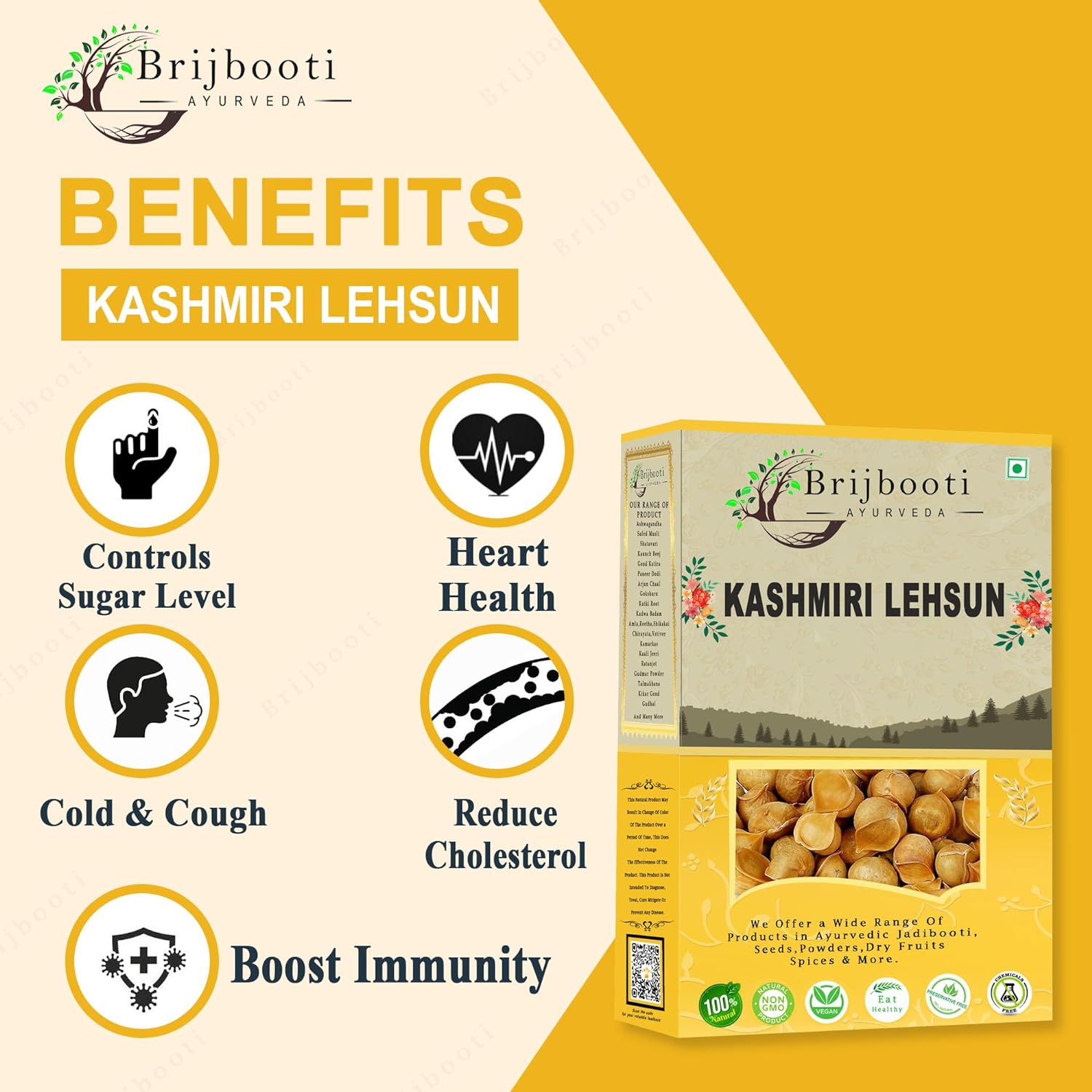 Brijbooti Birju Mahavir Kashmiri Lehsun - 100 gms