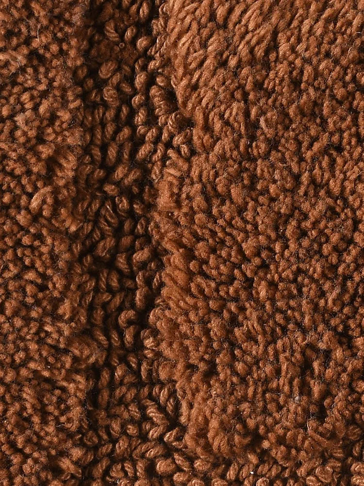 Saral Home Cotton Anti Slip Bathmat Set with Contour Colour Brown