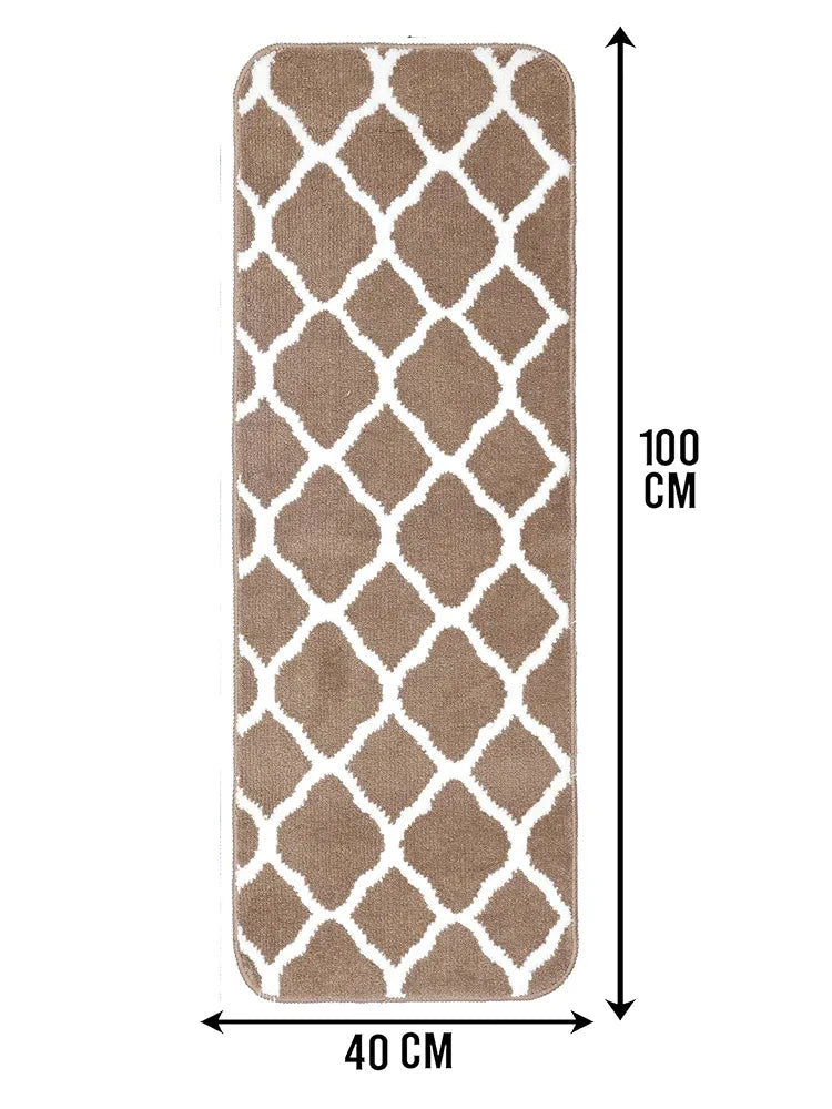 Saral Home Tangier Soft Microfiber Durable & Washable Multipurpose Bedside Runner