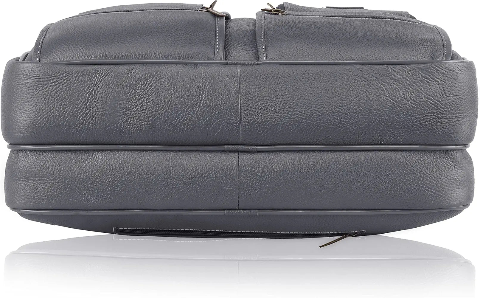 WildHorn Leather 15.6 inch Laptop Messenger Bag for Men I Multi- Pockets I Extra Storage I Carry Handles I Adjustable Strap