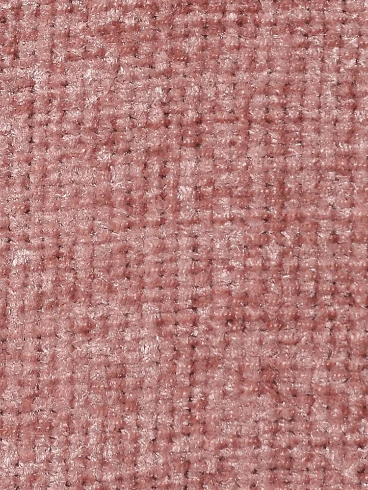 Sashaa World Colour Rose Pink Chenille Cushion Cover Decorative Pillow Case