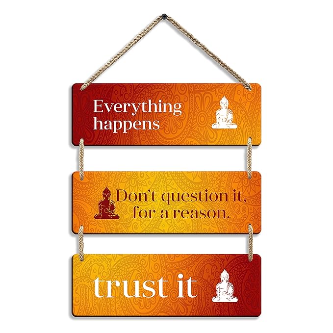 Sehaz Artworks Buddha Wall Hangings Home Decor Items Home Decoration Items for Office  -3-0029