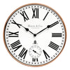 Harris & Co. Clockmasters Premium Metal Analog Wall Clock With Sub-second Dial
