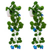 Artificial Flower Vine Plant Falling with Pot Pack of 2 DESIGN-06