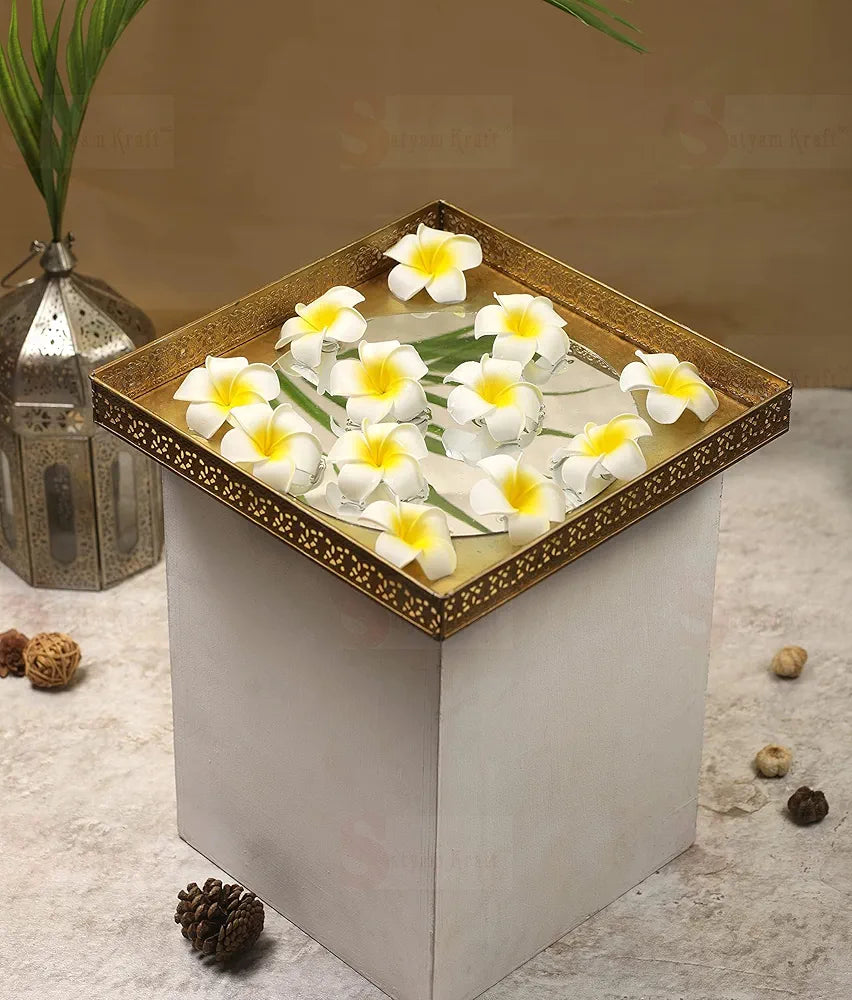 Artificial Big Foam Hawaii Water Floating Flowers 12 Pcs