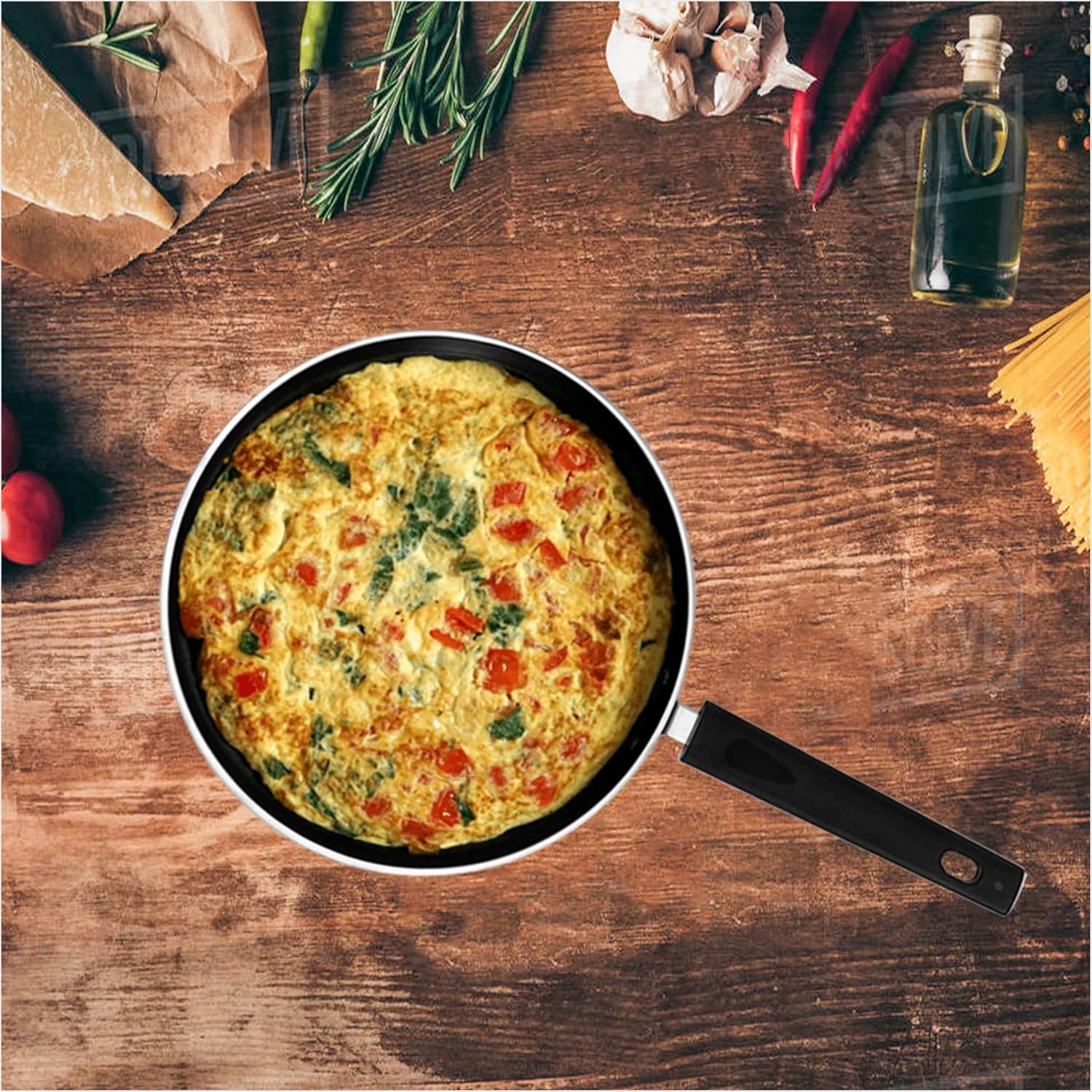 Butterfly Rapid Omni Tawa 250mm Induction Base (Aluminium, Red)