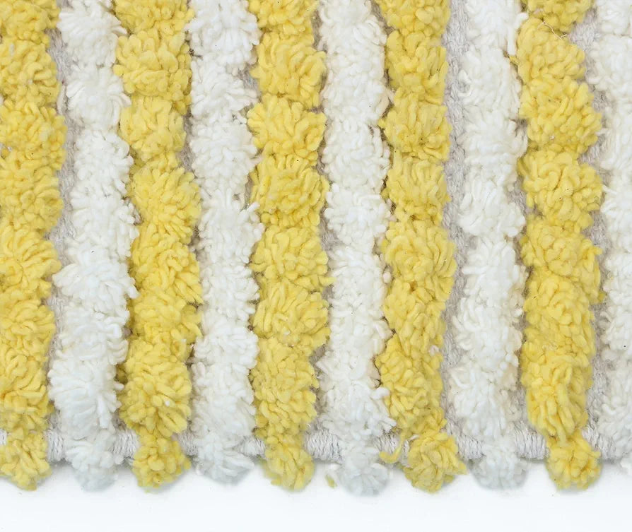 The Home Talk Luxury Chenille Round Bathmats Non-Slip Anti-Skid