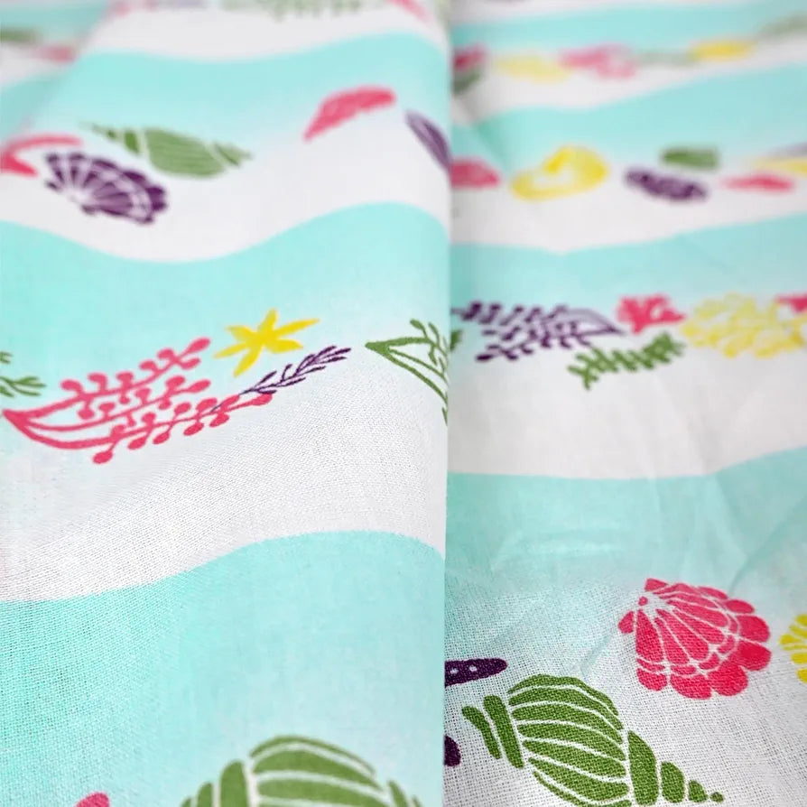 Divine Casa 144 TC Pure Cotton Single Bedsheet with 1 Pillow Cover Abstract Pattern Colour Cosmic Sky