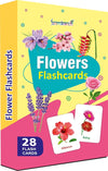 Gurukanth Premium Flowers Flash Cards for Kids Early Learning