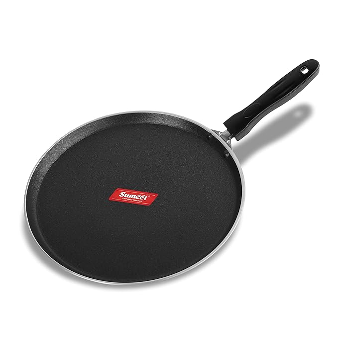 Sumeet 2.6mm Non Stick Dosa Tawa - 26.5cm Dia (Red)