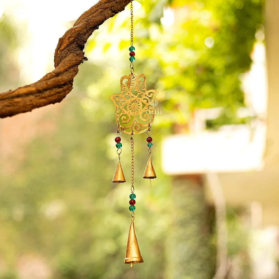 Catcher Traditional Indian Dreamcatcher Wall Art Height 75 cm Metal Wallhanging-Hamsa
