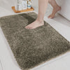 Luxe Home International Microfibre Rectangular Bath mat Super Soft Anti Skid Newman Mats For Bathroom 40X60 Cm,Taupe