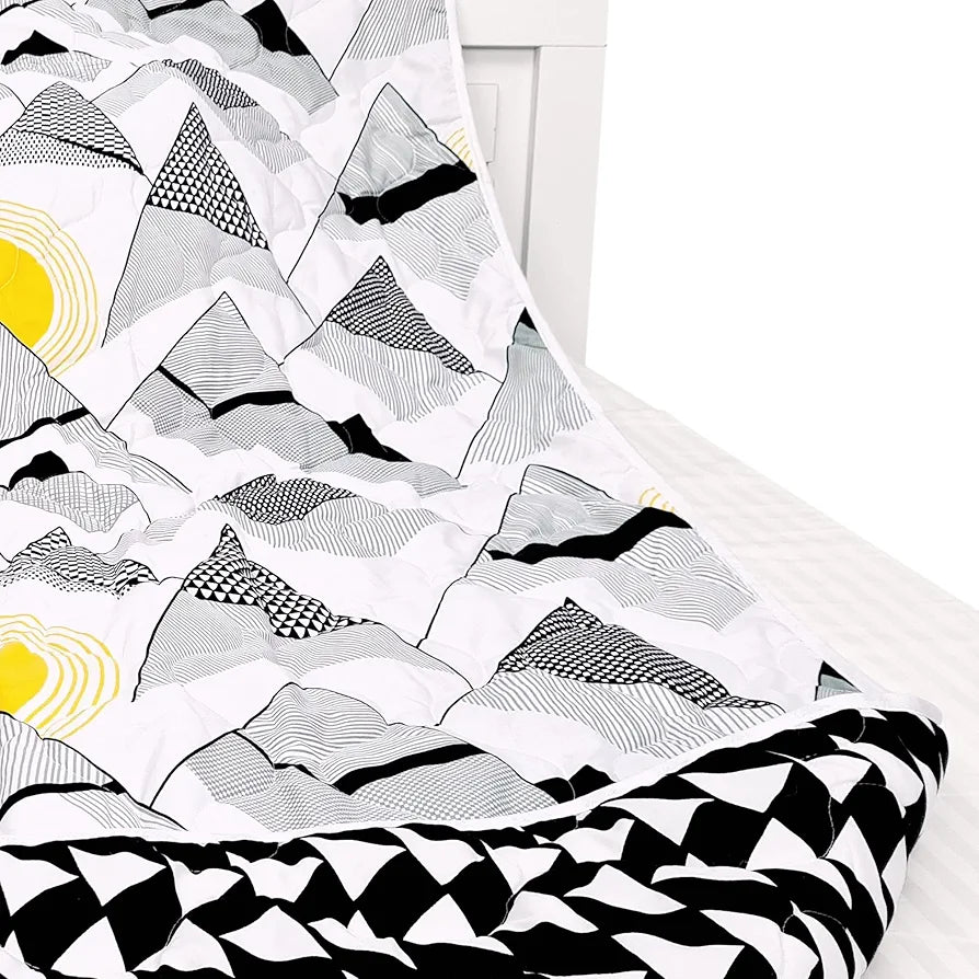 Divine Casa 120 GSM Microfiber Reversible Kids Single Bed Comforter Ultra-Soft Toddler Blanket Colour Dark Sapphire