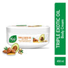 Nyle Naturals Triple Exotic Oil Body Cream with Argan Oil, Macadamia Oil & Avocado Oil for 24 Hours Long Lasting Moisturization - 450 ml