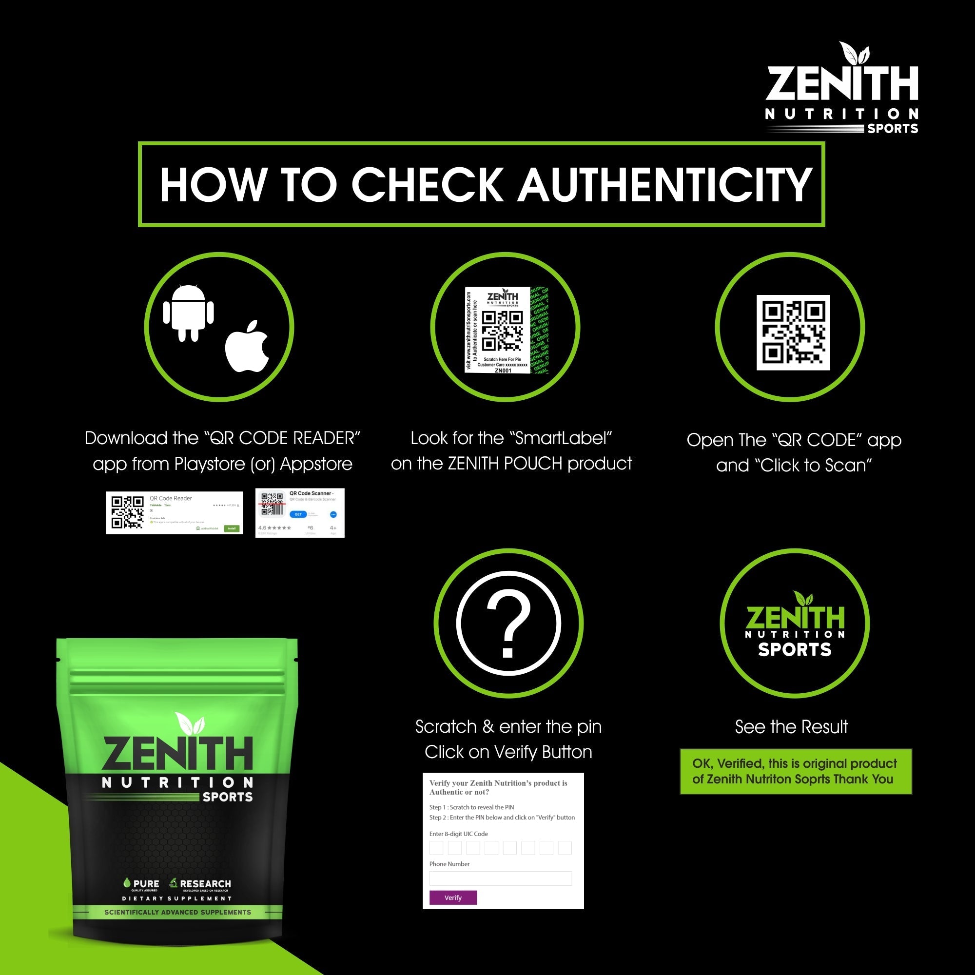 Zenith Sports Mass Gainer with Enzyme blend