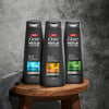 Dove Men+Care 2in1 Shampoo+Conditioner Combo - 340 ml (Pack of 3)