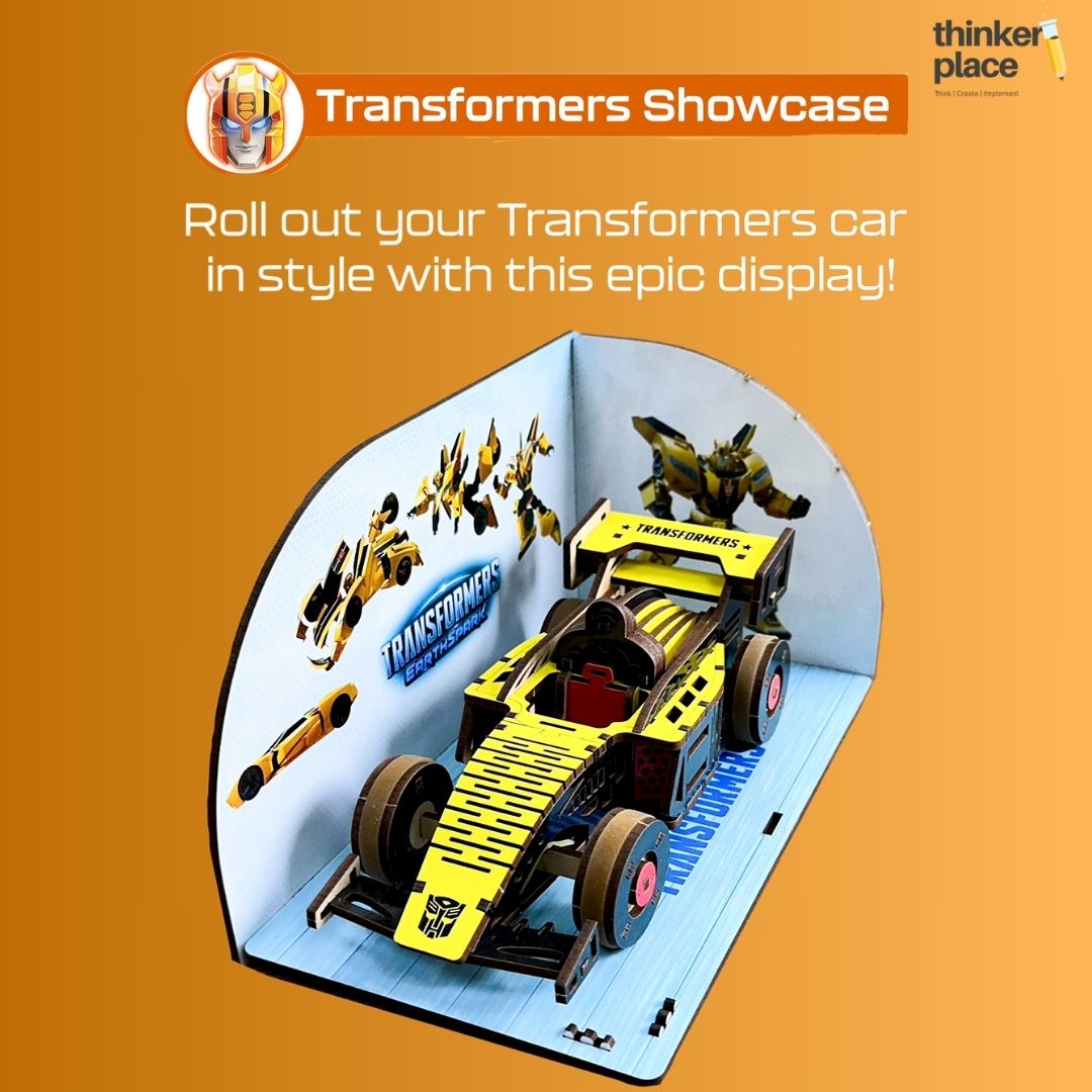 Transformers Bumblebee DIY  Race Car- Learn about Velocity