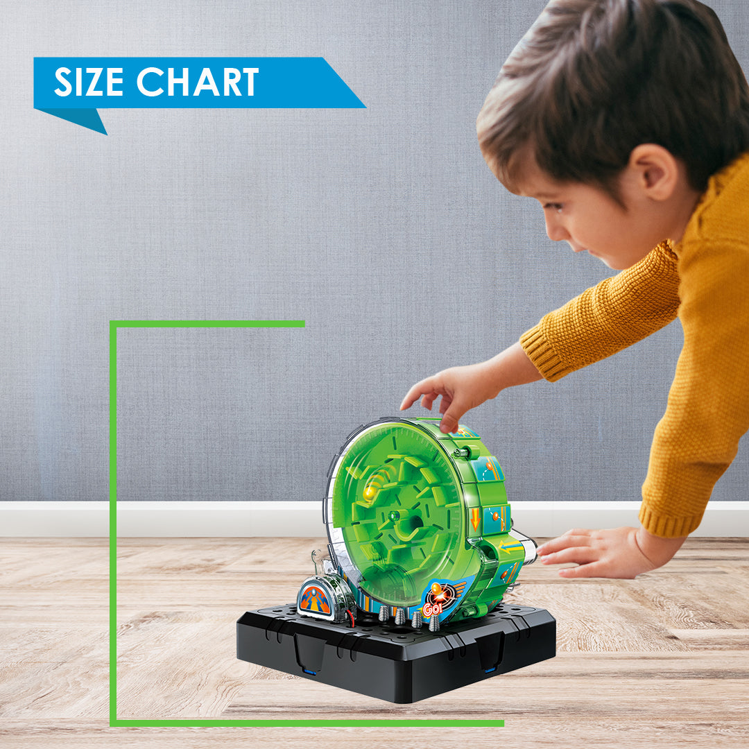DIY Spiral Running Maze - Learn about Permutations & Combinations