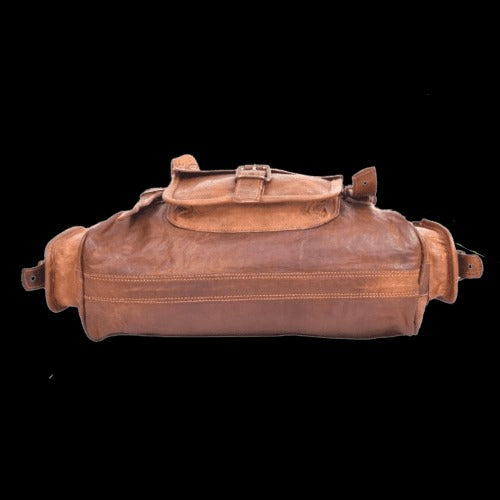 Craftshades – 13 Inch Handcrafted Leather Women’s brown Tote Bag | 100% Genuine Leather