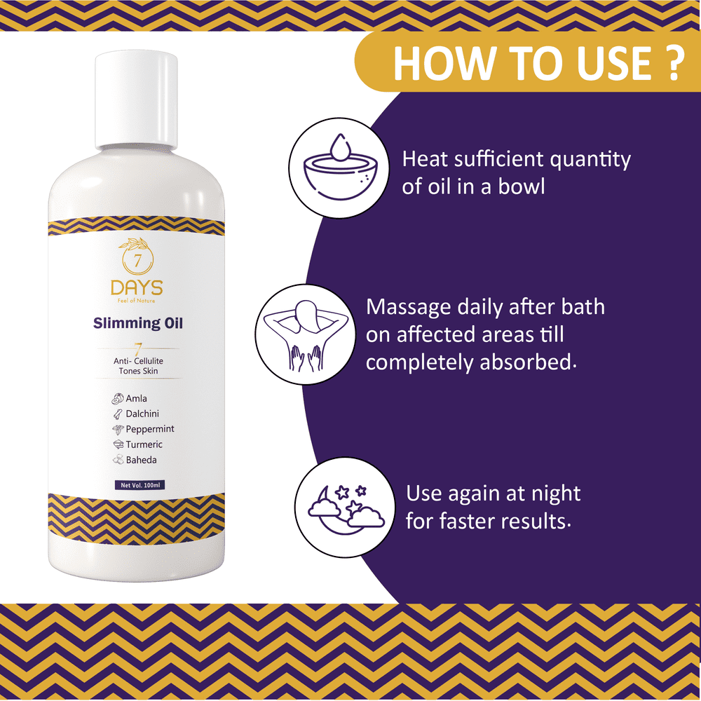 7Days Organic Advance Slimming Oil - 100 ml