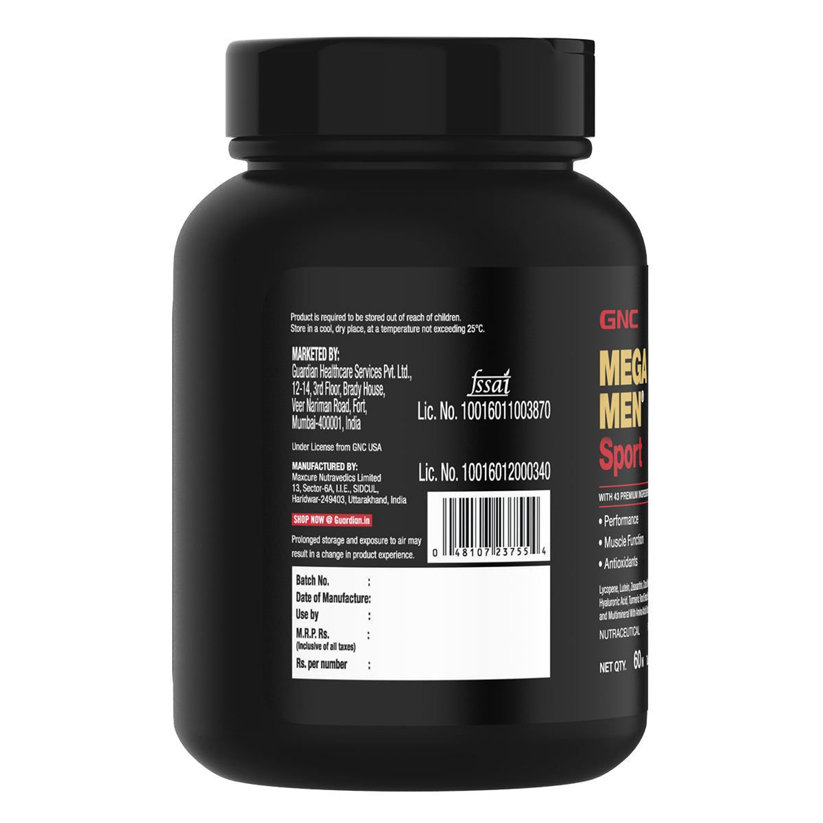 GNC Mega Men Sport Multivitamin