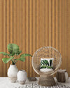 Indian Royals Brown Wooden Pvc Wallpaper for Furniture Doors and Walls - Waterproof Brown