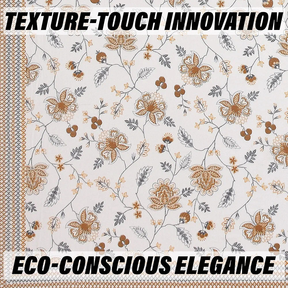 Kuber Industries Double Bedsheet with 2 Pillow Covers 186 TC Premium Cotton Brown