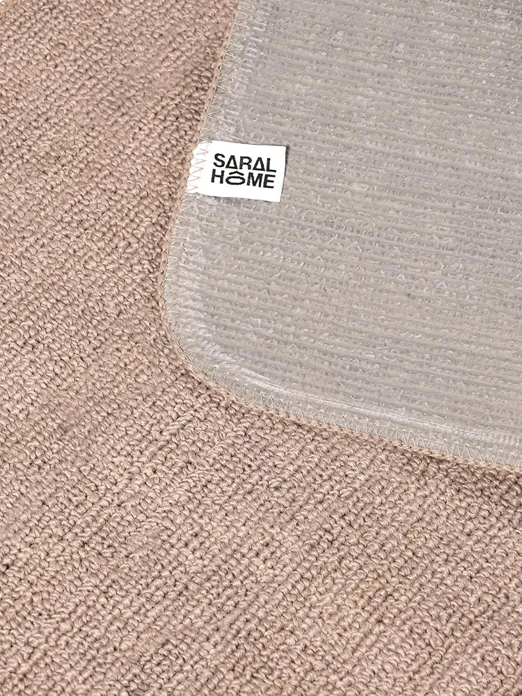 Saral Home Solid Soft PP Yarn Durable & Washable Multipurpose Runner