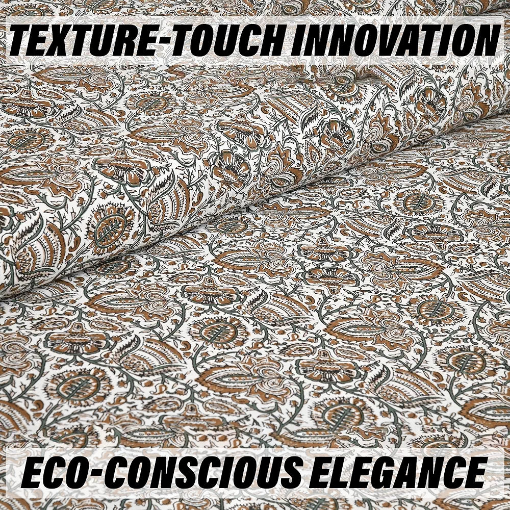 Kuber Industries Double Bedsheet with 2 Pillow Covers 160 TC Premium Cotton Beige