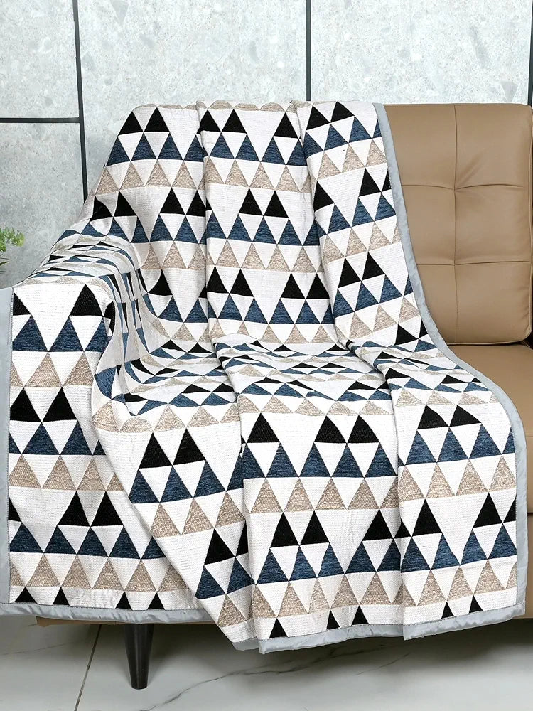 Saral Home Easy Living Saral Home Chenille Cover Throw Colour Grey