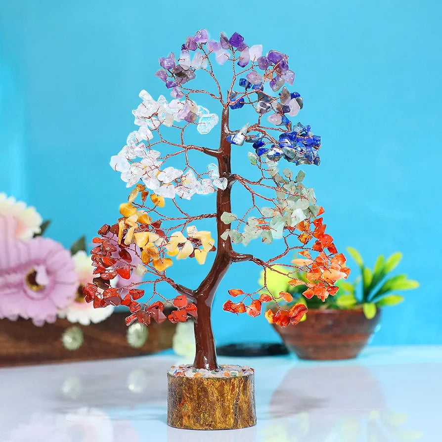 Bezavo Seven Chakra Healing Tree Copper Wire