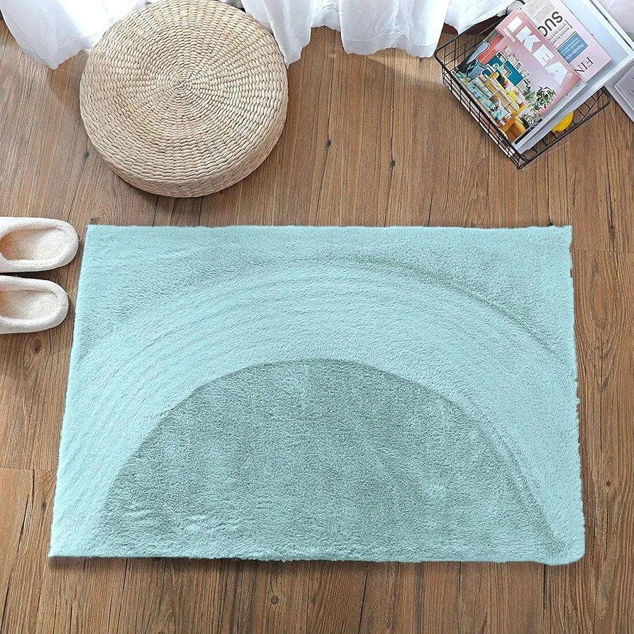 Kuber Industries Door Entrance Mat for Floor Home Entrance Colour Blue