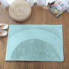 Luxe Home Bath Mat Super Soft Anti Skid Rabbit Fur Mats 40X60 Cm Colour Turquish