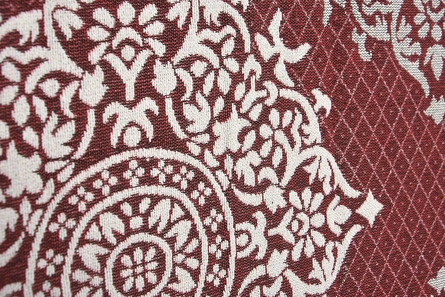 Fresh From Loom Reversible Cotton Bed Sheet Set Single Bedsheet 300 TC Bedsheet with 1 Pillow Covers Wine