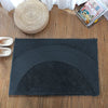 Luxe Home International Rectangular Bath Mat Super Soft Anti Skid Rabbit Fur Mats 40X60 Cm Colour Anthra