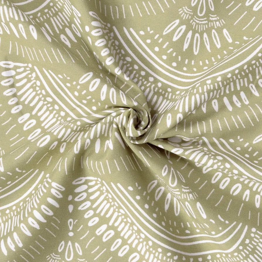 Divine Casa 120 GSM Microfiber Single Kids Dohar Soft & Lightweight Throw Blanket Floral Burst Pattern Colour Soybean & White