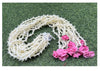 Artificial Rajnigandha Buds Rose Strings Approx 2.5 ft Height Baby Pink