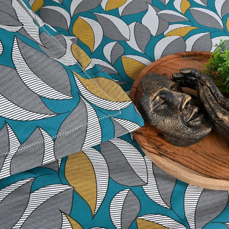 Divine Casa 144 TC 100% Cotton Bedsheet for Double Bed with 2 Pillow Cover Colour Rustic Brown