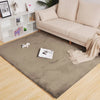 Luxe Home International Ruffle Floor Rug 4 X 6 Ft Colour Taupe