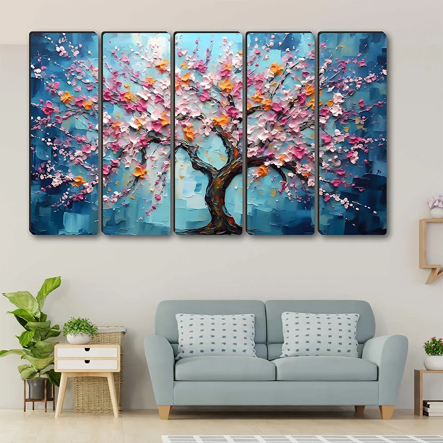 Livin'luxe Multiple Frames Tree Modern Art Wall Painting   XL35308
