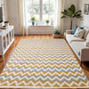 Sajavat Home Cotton Rectangular Floor Rug Colour Yellow
