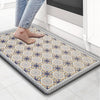 Luxe Home Columbo Anti-Fatigue Kitchen Mat Moroccan Tile Standing Desk Mat Colour Patcrn
