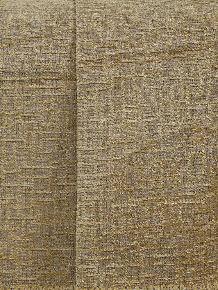 Saral Home Chenille 2 Seater Sofa Cover Throw Colour Gold