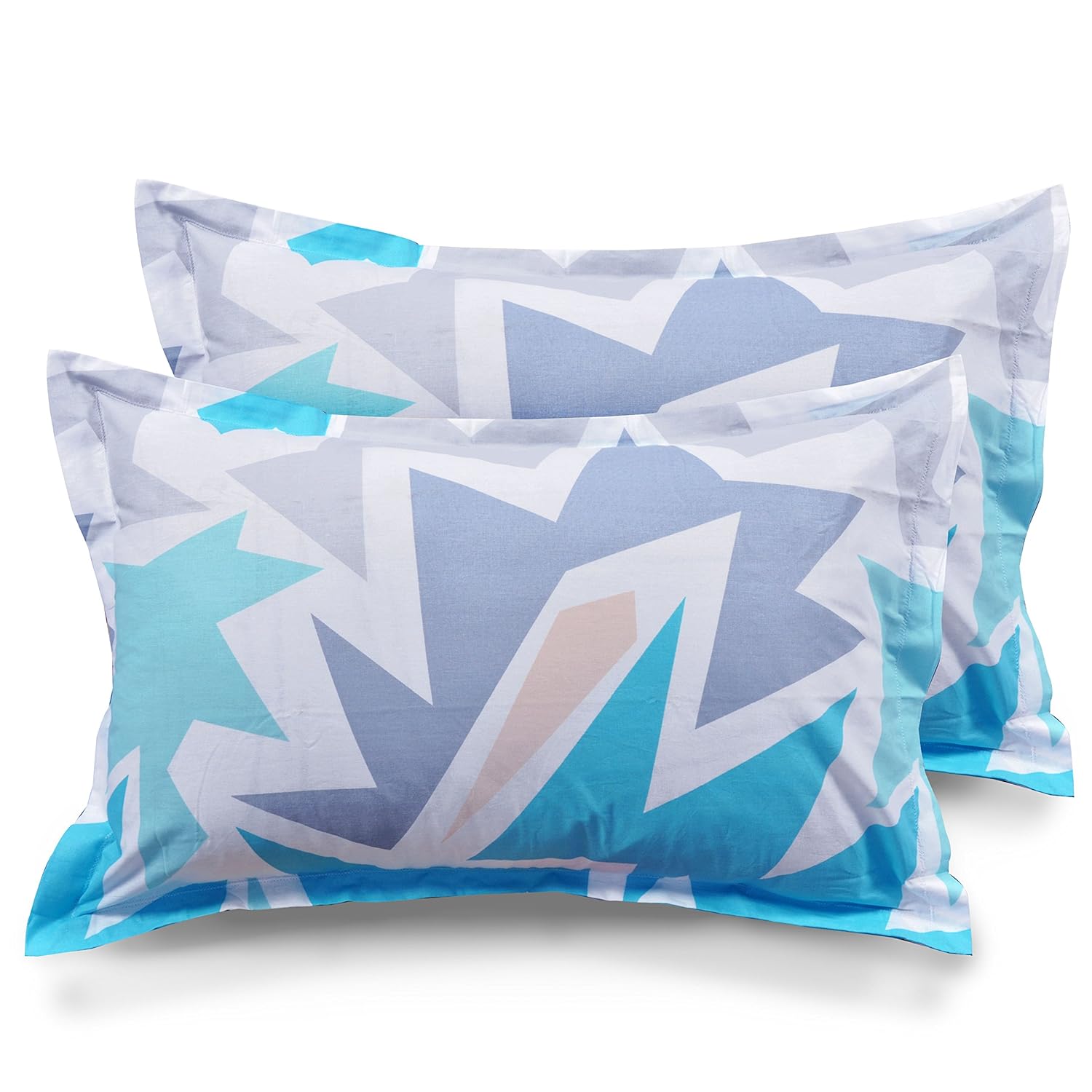Ahmedabad Cotton Pillow Cover / Case Set of 2 Pieces